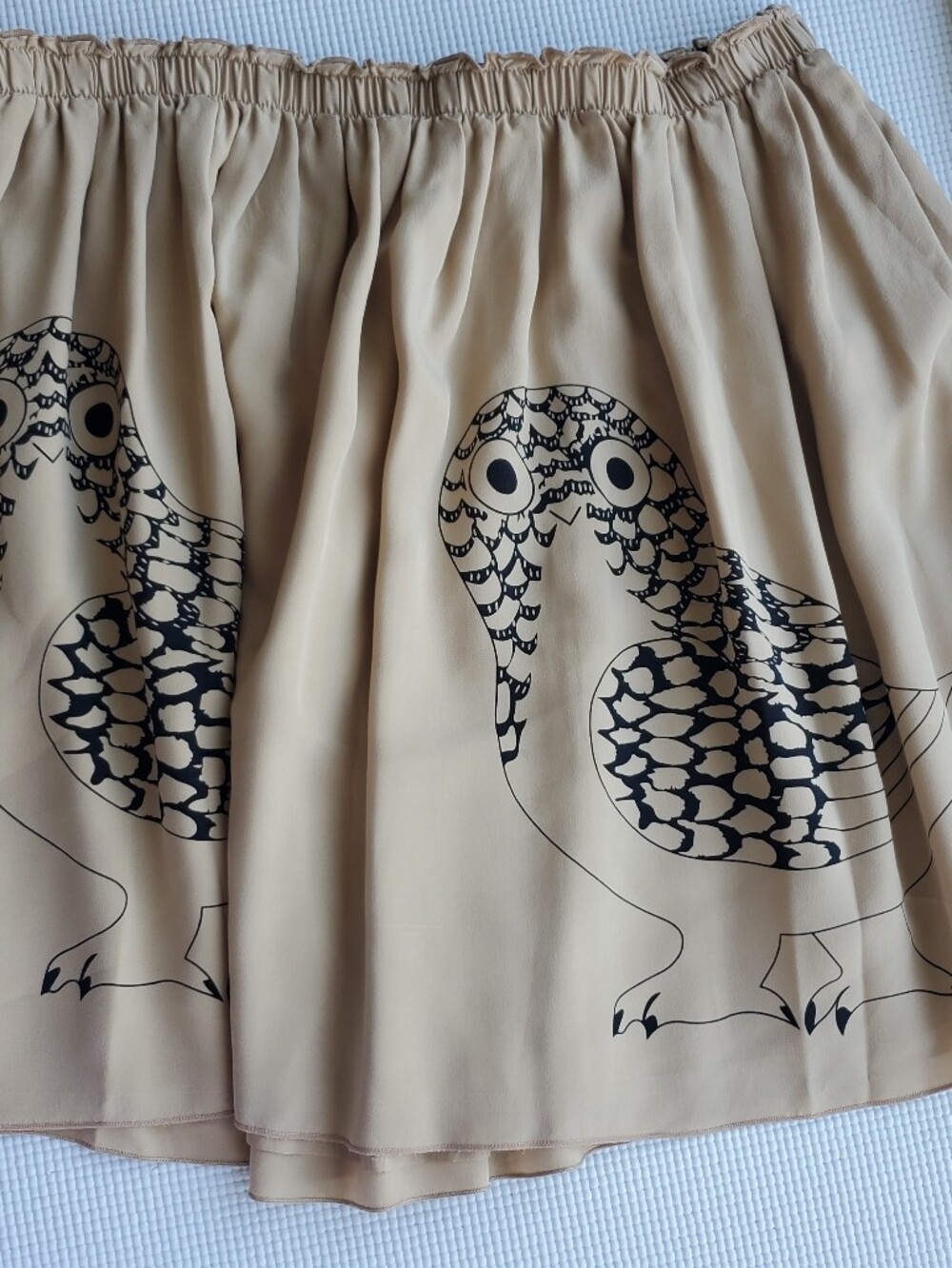 Anthropologie Corey Lynn Calter Owl Print Women's Skirt